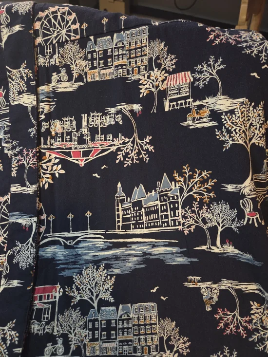 Old Navy  Scenic Print  Navy Dress - Picture 8 of 8